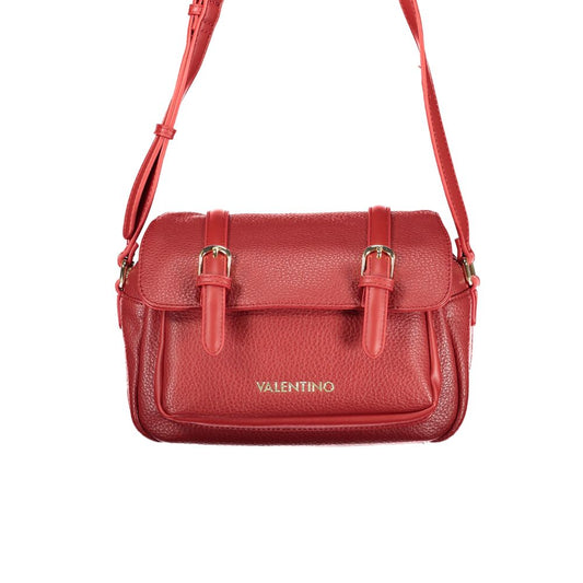 Rosso Polyurethane Woman Handbag