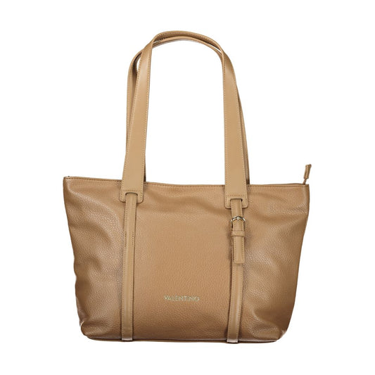 Marrone Polyurethane Women Shoulder Bag