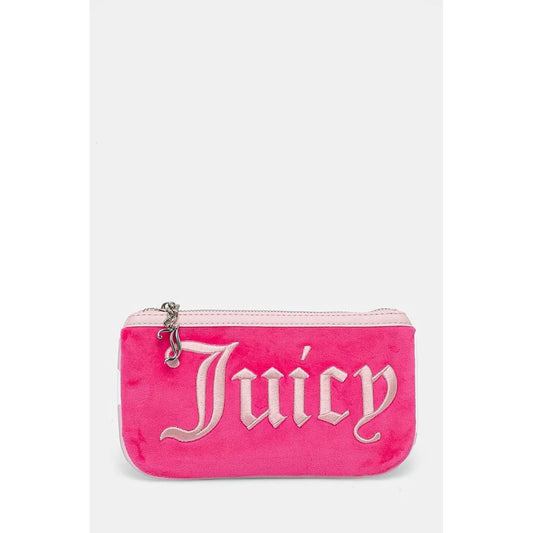 Pink Polyester Shoulder Bag