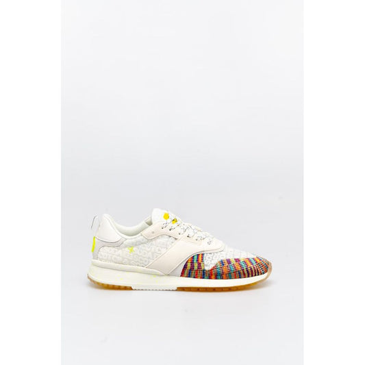 Bicolor Textile Athletic Sneakers