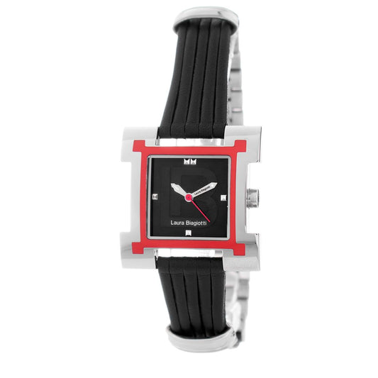 Black Leather Lining Dress Watch