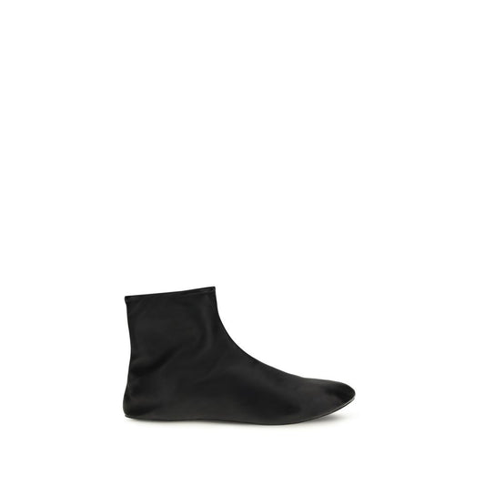 Black Lamb Ovis Aries Ankle Boots