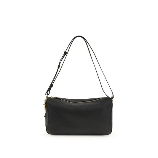 Black Calf Leather Bos Taurus Handbag