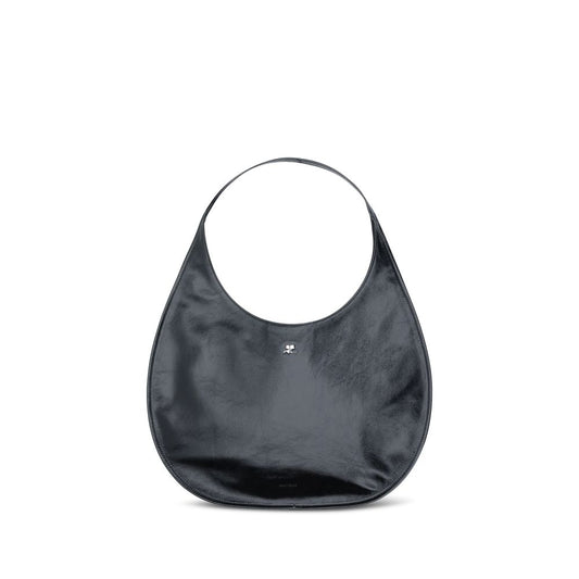 Black Calf Leather Bos Taurus Shoulder Bag