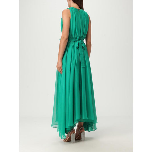 Bicolor Polyester Casual Dress