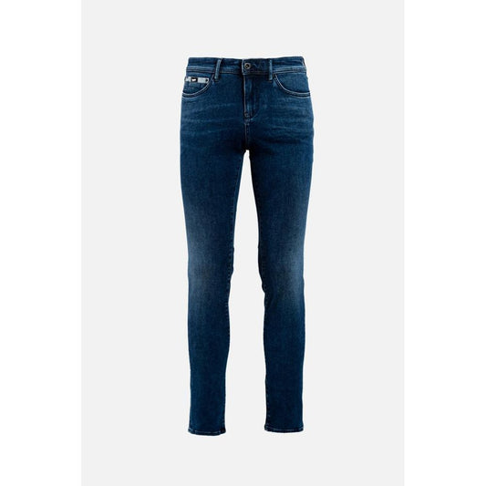 Blue Cotton Jeans Denim