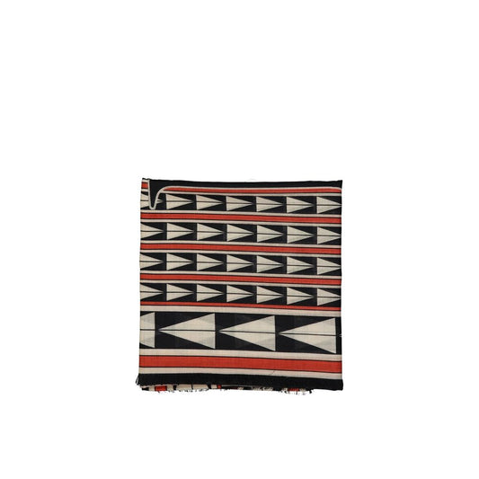 Black Wool Foulard