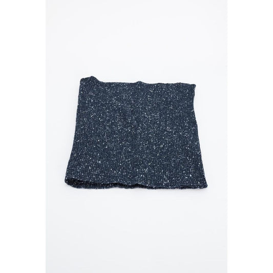 Blue Marabou Scarf