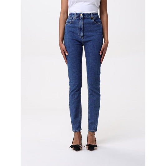 Blue Denim High-Waisted Jean