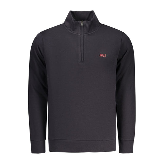Blue Cotton Men Sweatshirt