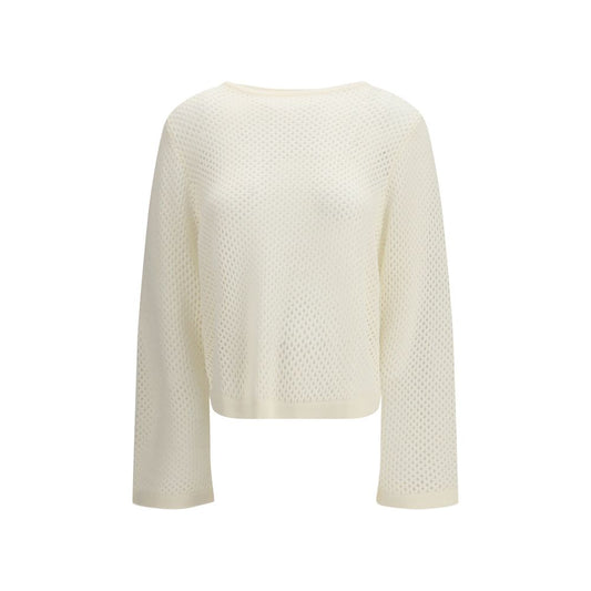 White Wool Sweatshirt