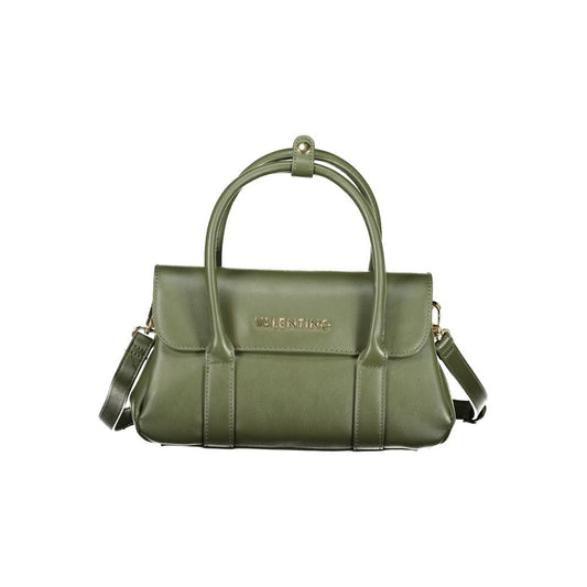 Green Polyurethane Women's Bag