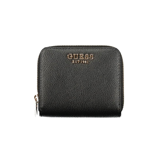 Nero Poliuretano Women Wallet