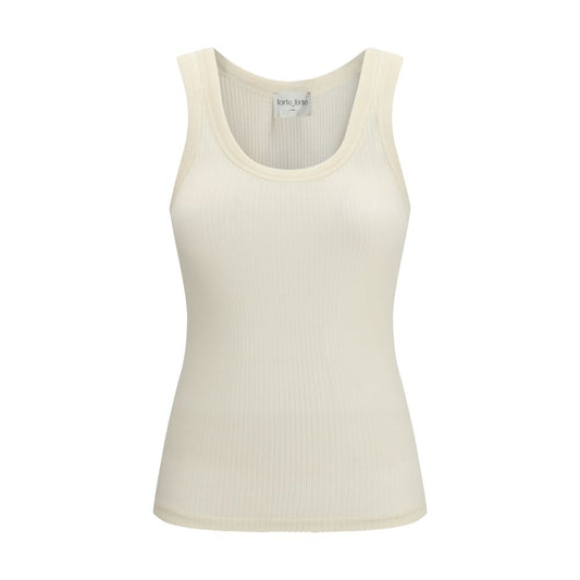 Beige Wool Oves Aries Sleeveles T-Shirt