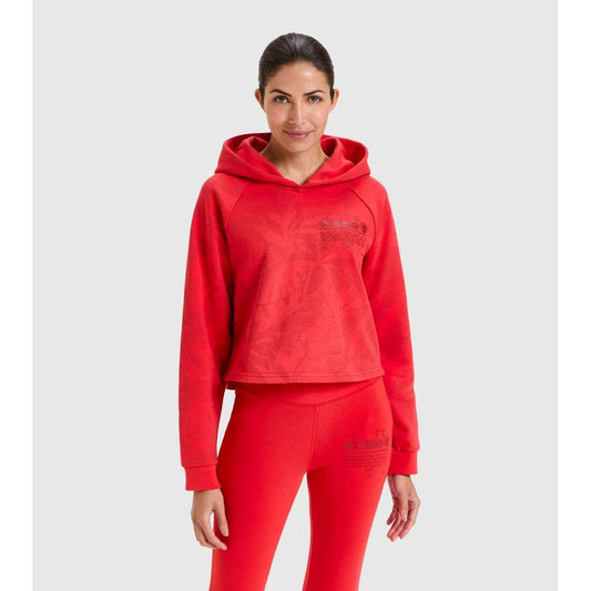 Red Cotton Sweatshirt
