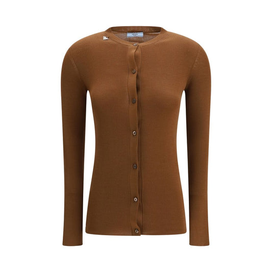 Brown Wool Cardigan