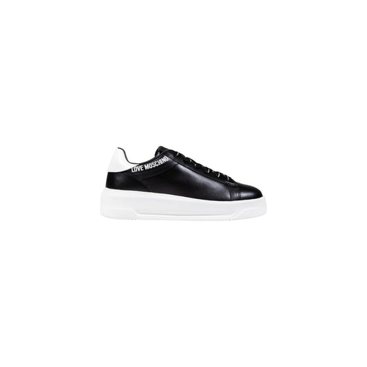 Black And White Synthetic Chunky Sneakers