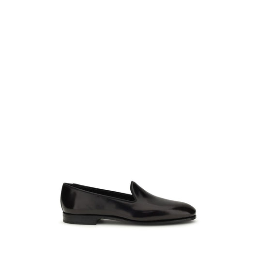 Bordeaux Calf Leather Bos Taurus Slip-On Loafers