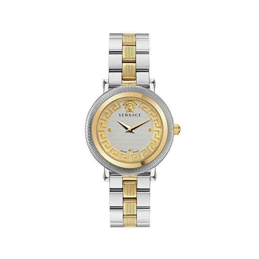 Gray Stainless Steel Dress Watch