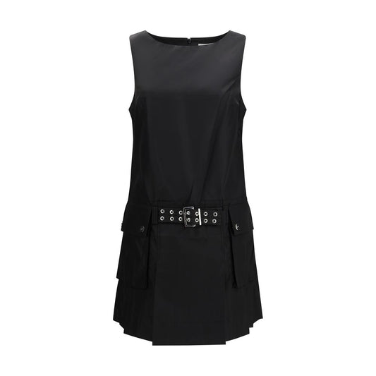 Black Recycled Polyamide Casual Dress