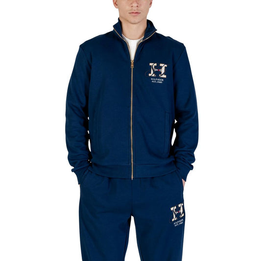 Blue Recycled Cotton Sweatshirt