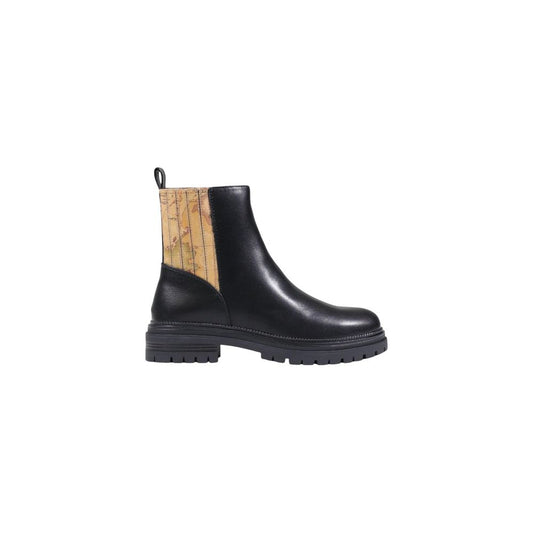 Black Polyethylene Ankle Boots