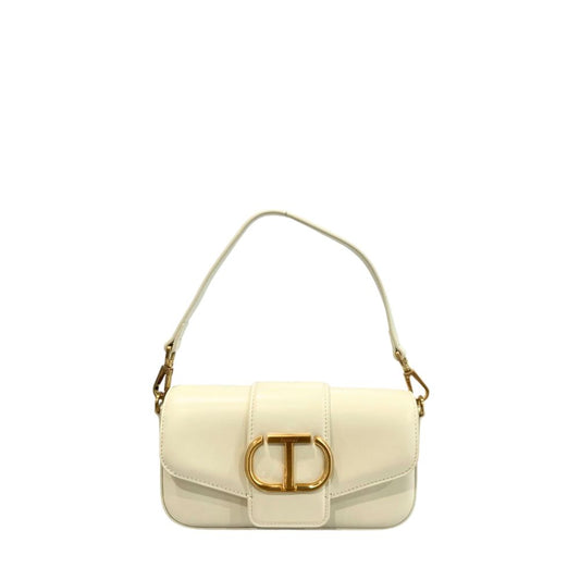 White Polyethylene Clutch Bag