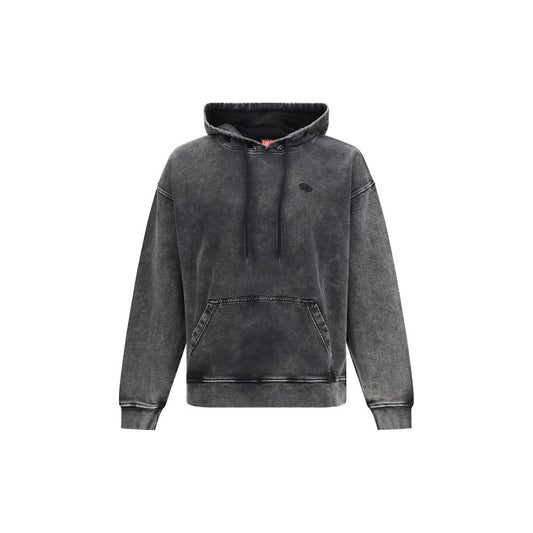 Black Cotton Sweatshirt