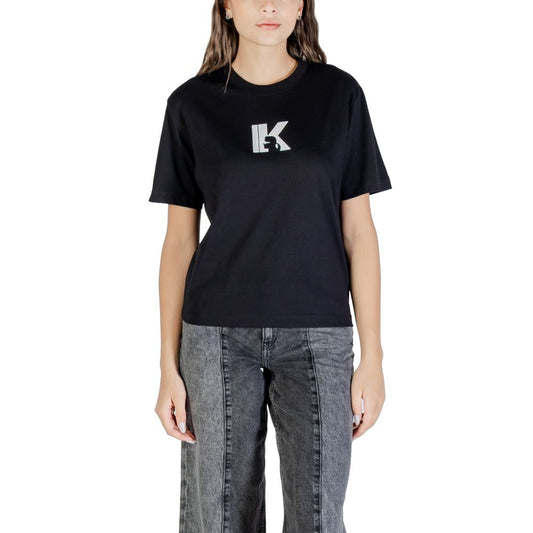 Black Cotton T-Shirt
