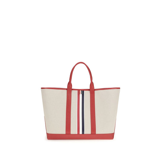 Red Fabric Shoulder Bag