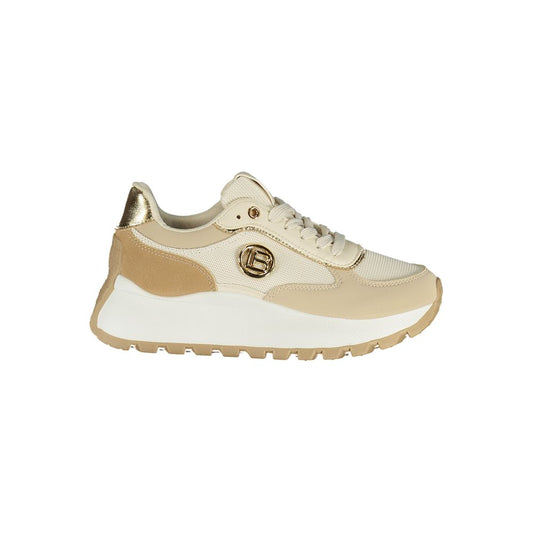 Black Polyester Women Sneaker