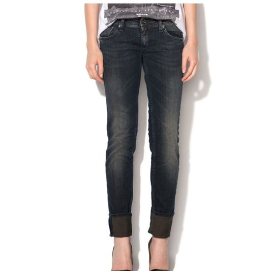 Multicolor Cotton Skinny Jeans