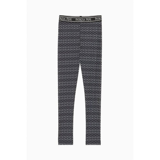 Black Polyester Leggings
