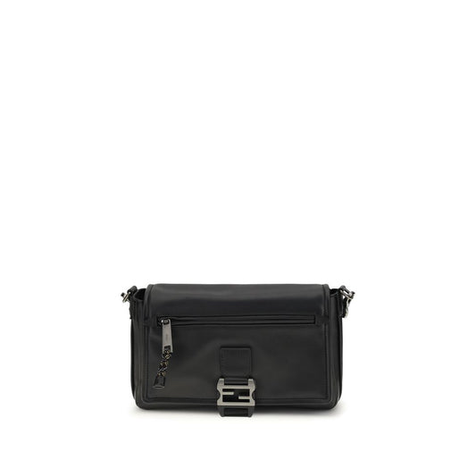 Black Calf Leather Bos Taurus Shoulder Bag