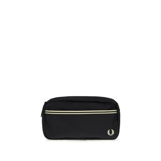 Black Recycled Polyamide Shoulder Bag