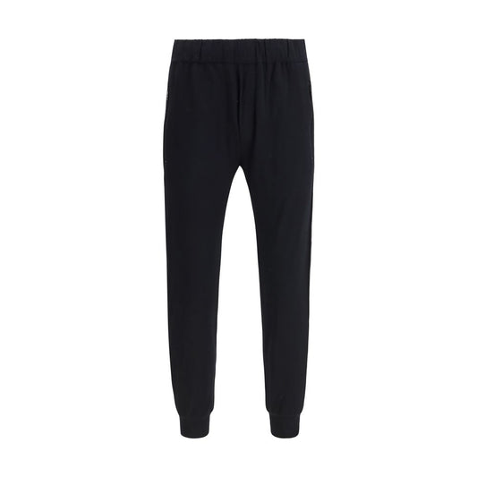 Black Nylon Athletic Pants