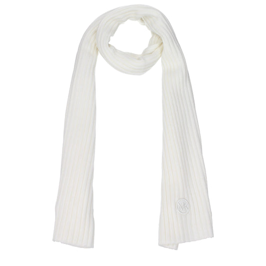 White Polyester Scarf