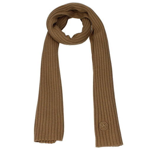 Brown Polyester Scarf