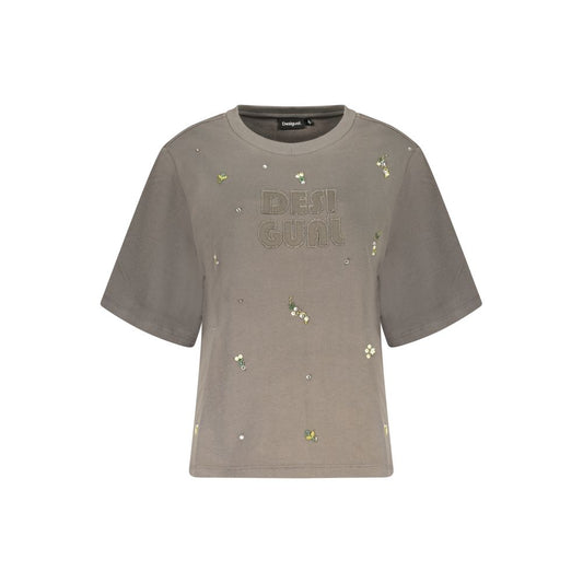 Grigio Cotton Women Sweatshirt