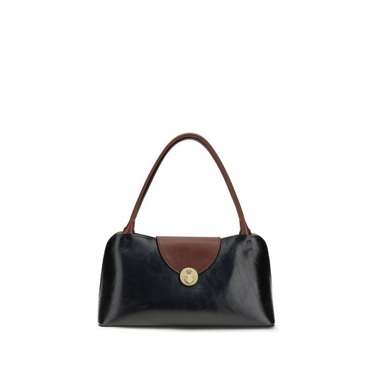 Black Calf Leather Bos Taurus Shoulder Bag