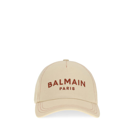 Beige Cotton Cap (Baseball Hat)