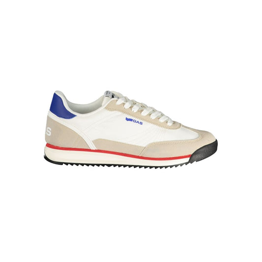 White Polyurethane Men's Sneaker