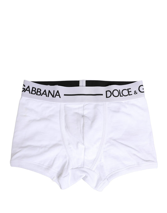 White Logo Waistband Regular Boxer Underwear
