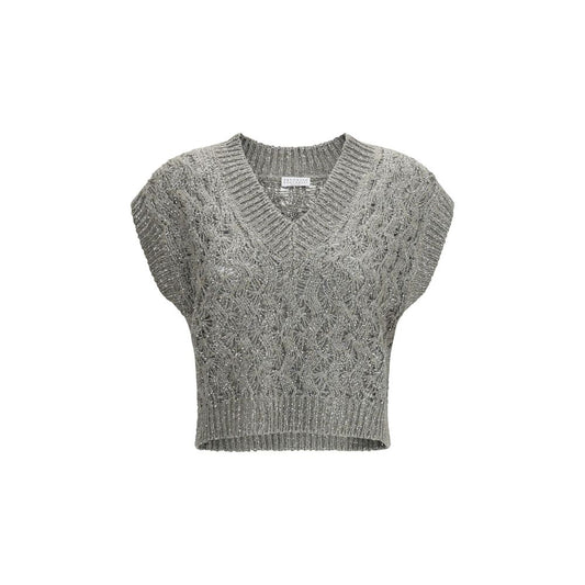 Bicolor Silk Sweatshirt