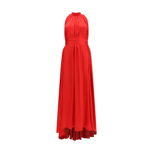 Multicolor Polyester Long Dress