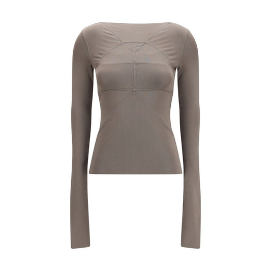 Gray Viscose Shirt