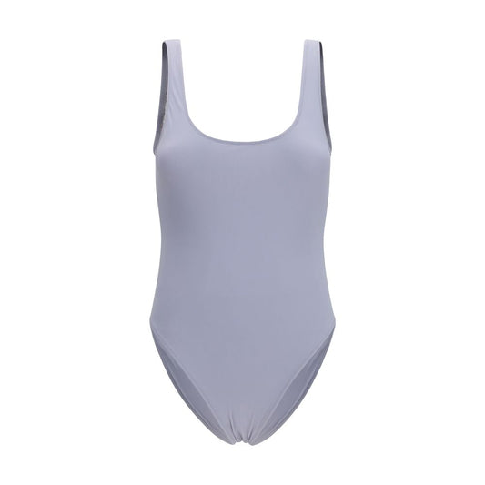 Gray Polyamide One-Piece Swimsuit