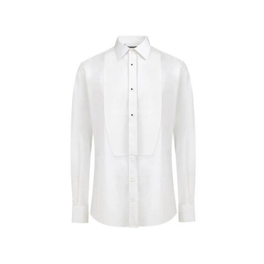 White Cotton Dress Shirt