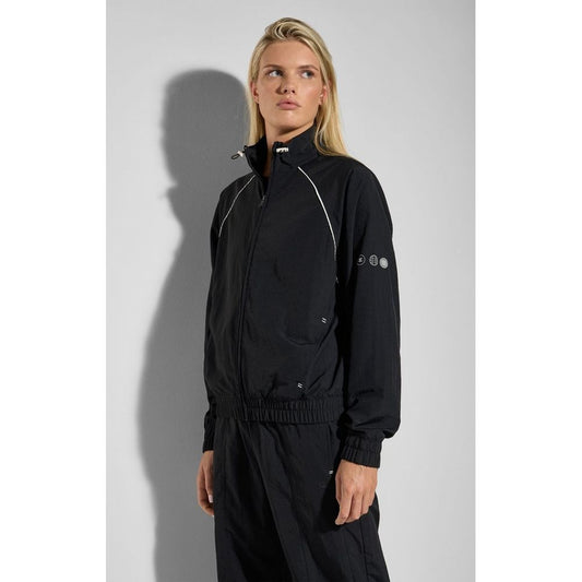 Black Polyamide Sweatshirt