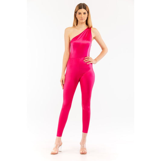 Pink Polyamide Jumpsuit